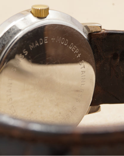 Piquot Moonphase — close-up of the case back