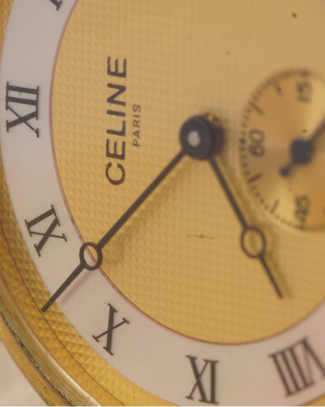 Celine Small Seconds — close-up of the dial and small seconds